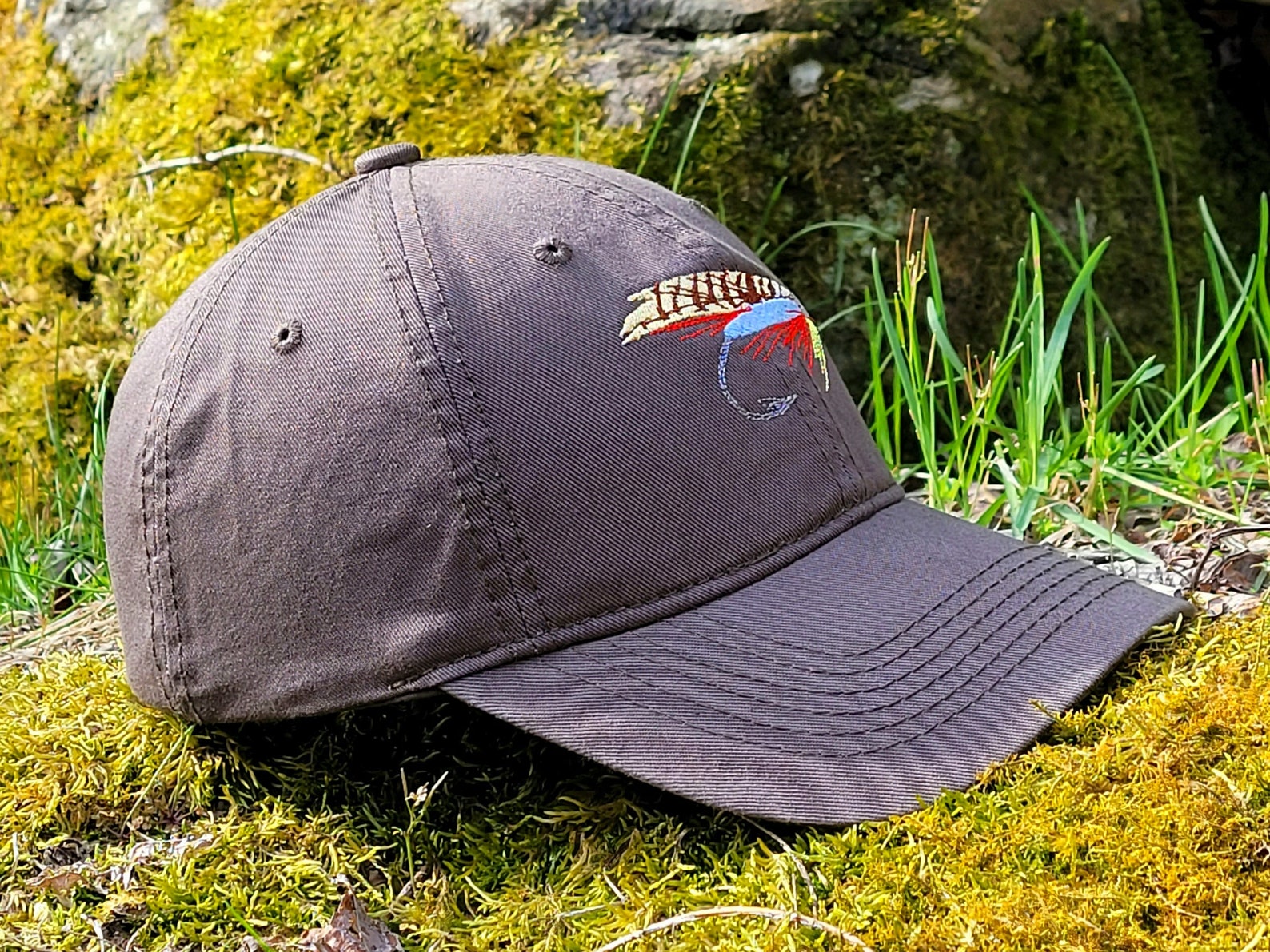 Fishing lure hat for men fly fishing baseball hat Etsy