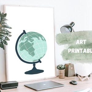 Globe - art print