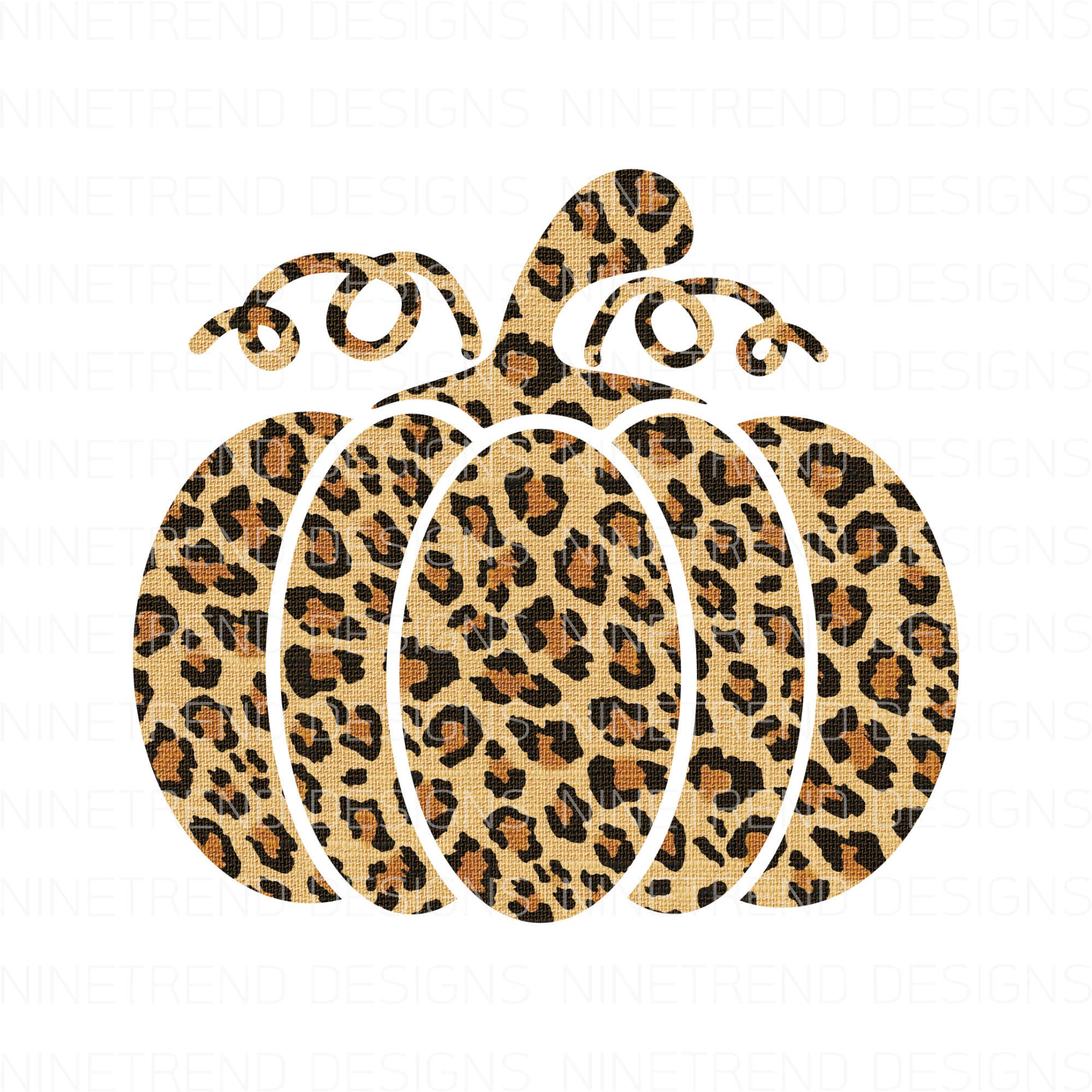 Cheetah Pumpkin Pngfall Sublimation Designs Downloads | Etsy