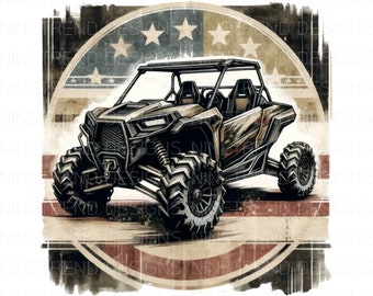 UTV Watercolor Clipart: RZR Sublimation Design (PNG Digital Download)