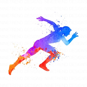 Silhouette Women Running PNG, Marathon Running Sublimation Designs Downloads, Instant Download Sublimation Graphics PNG