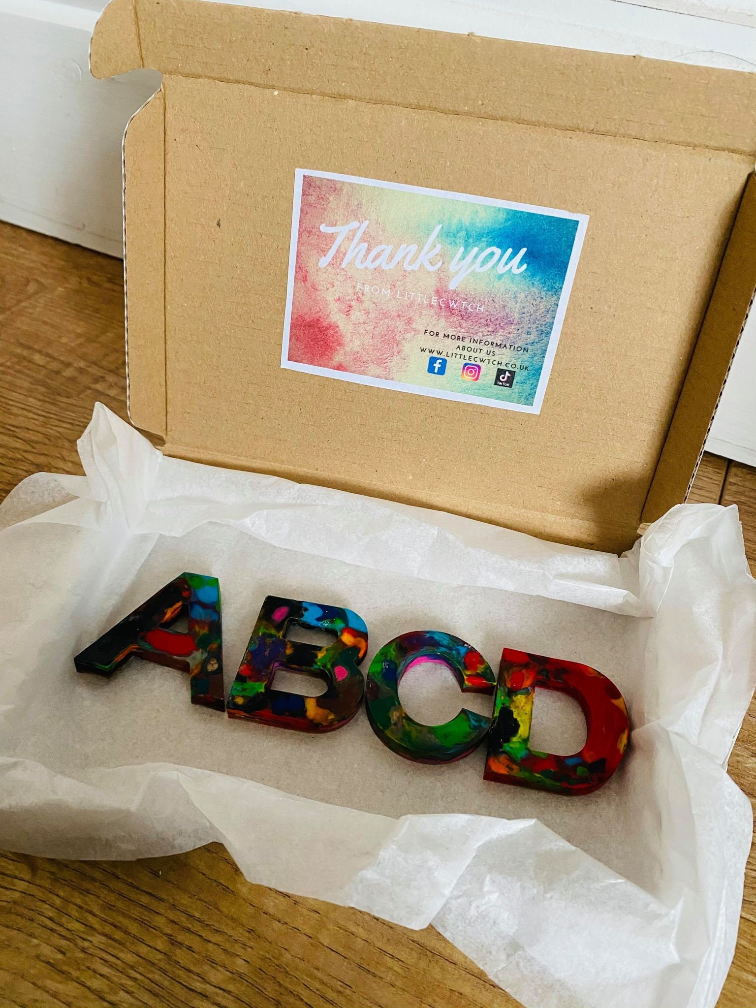 Letter Crayons - Wax - Alphabet - Personalised Name - Gift - Birthday…