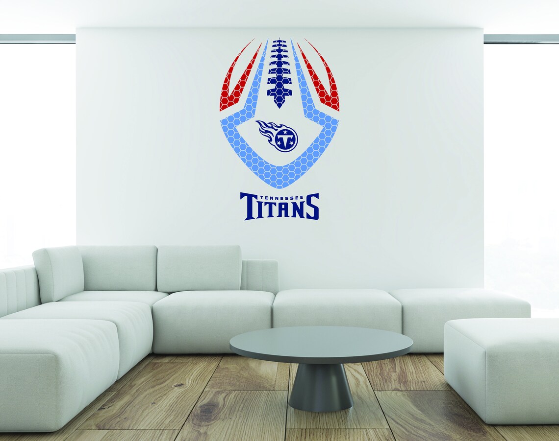 NFL Tennessee Titans Wall Decal Decor Room New Art Sticker Etsy