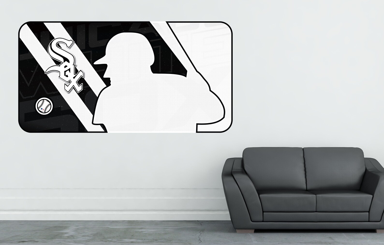 MLB Chicago White Sox Wall Decal Baseball Room Sport Sticker Etsy