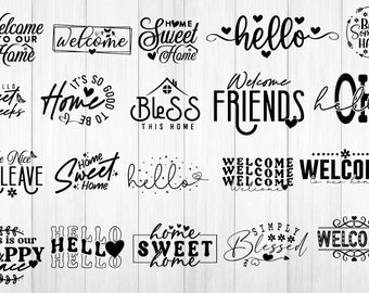 Welcome SVG/PNG bundle door mat