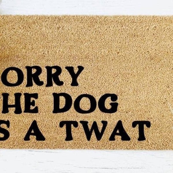 Funny doormat, housewarming gift, birthday gift, wedding present