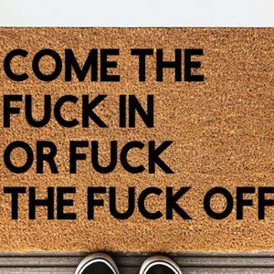 F**k Off doormat, housewarming gift, birthday present, wedding gift