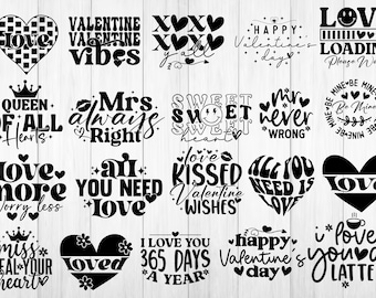 Valentinstag SVG / PNG Bundle