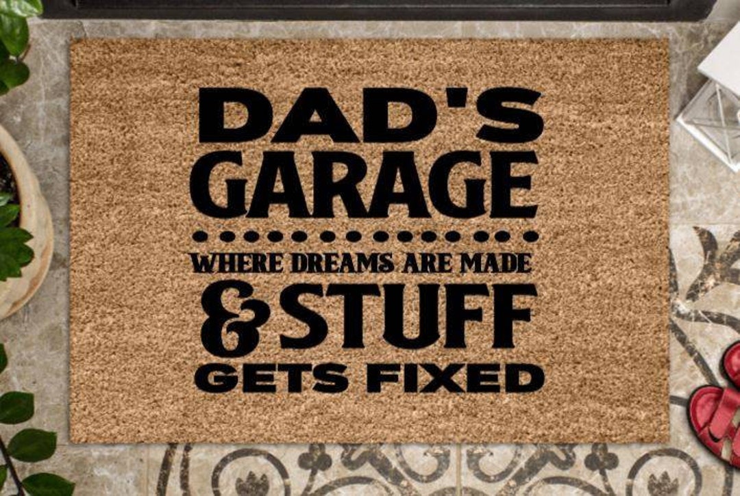 Garage Doormat, Present Etsy