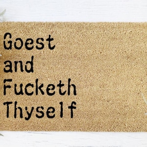 Door mat, F Off, funny, adult