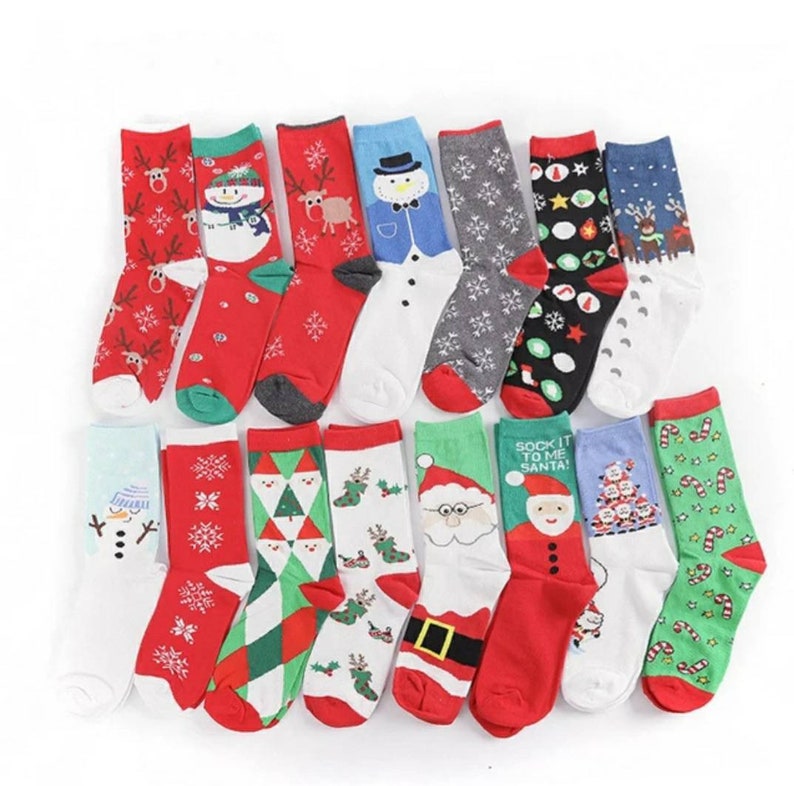 Christmas Holiday Socks 3 Pack Bundle Set. Sock Size 9-11 - Etsy
