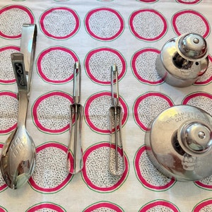 Ustensiles de cuisine de chef que vous choisissez : cuillère double, pinces de service, éplucheur fabriqué en Suède, ustensiles de cuisine Cut-N-Seal de 4 po ou 3 po.