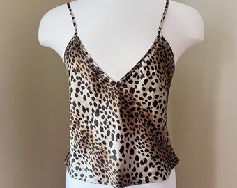 Y2K VS Animal Print Sz M Camisole • Victoria’s Secret Cami Top- Gift for Her
