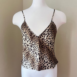 Y2K VS Animal Print Sz M Camisole • Victoria’s Secret Cami Top- Gift for Her