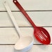 Ultratemp Kitchen Utensils- Red Slotted Spoon 2115 & White Ladle 2109 ...