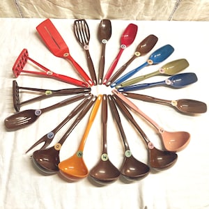 Pick one--FOLEY Nylon Plastic Kitchen Utensils:  Spoons, Ladles, Spatula, Meat Fork, Potato Mashers,  70s -80s Vintage Kitchen Items! HTF!