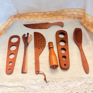 Primitive Wood Kitchen Tools- Pick One Vintage Tool