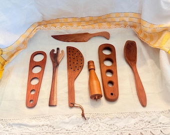 Primitive Wood Kitchen Tools- Pick One Vintage Tool