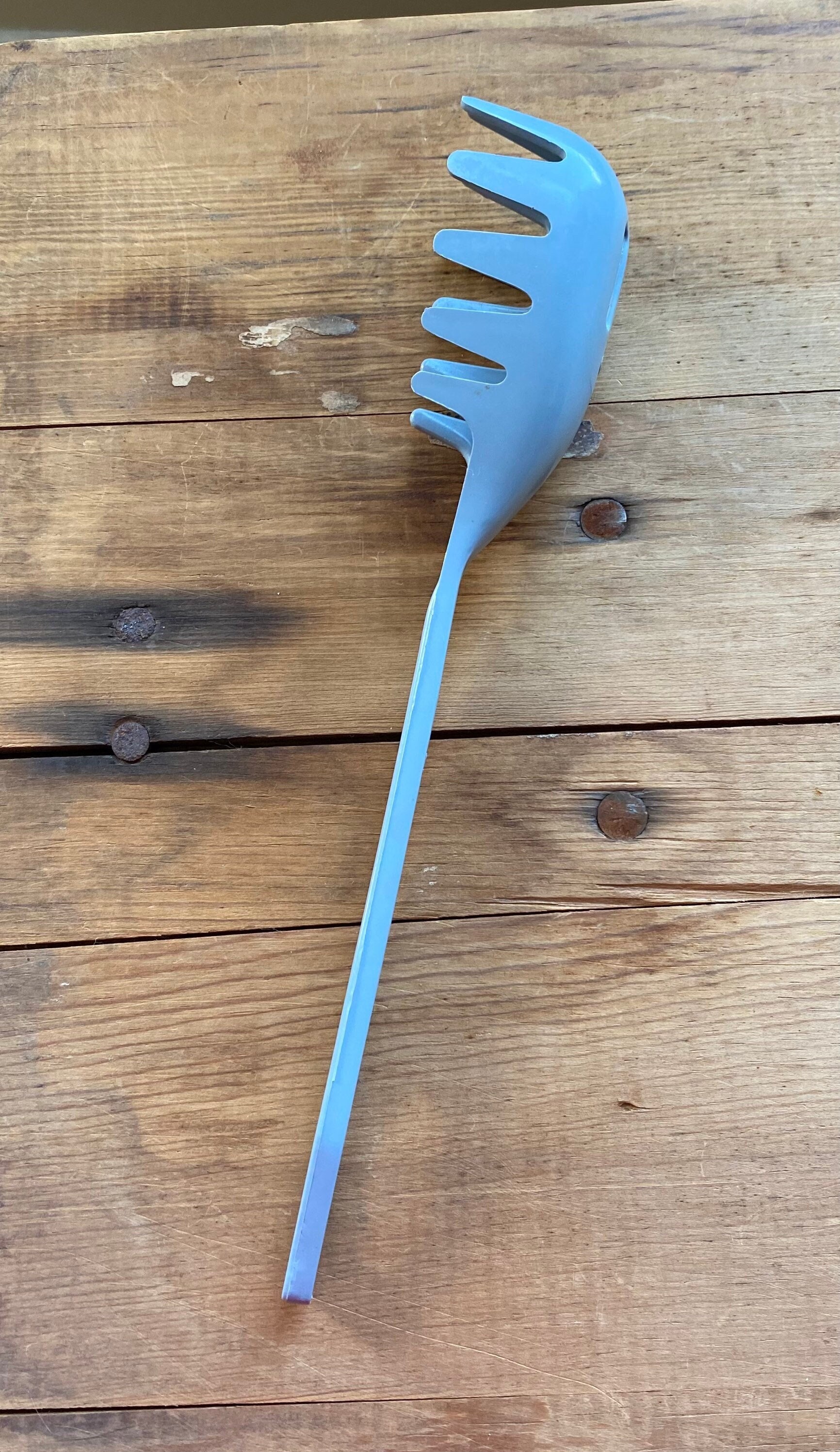 Vintage Melamine Plastic Spaghetti Pasta Server Fork Spoon Utensil