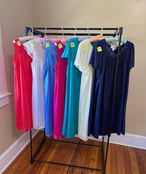 Vintage Nylon Nightgowns: S-XL 60s-90s Lingerie, You Pick
