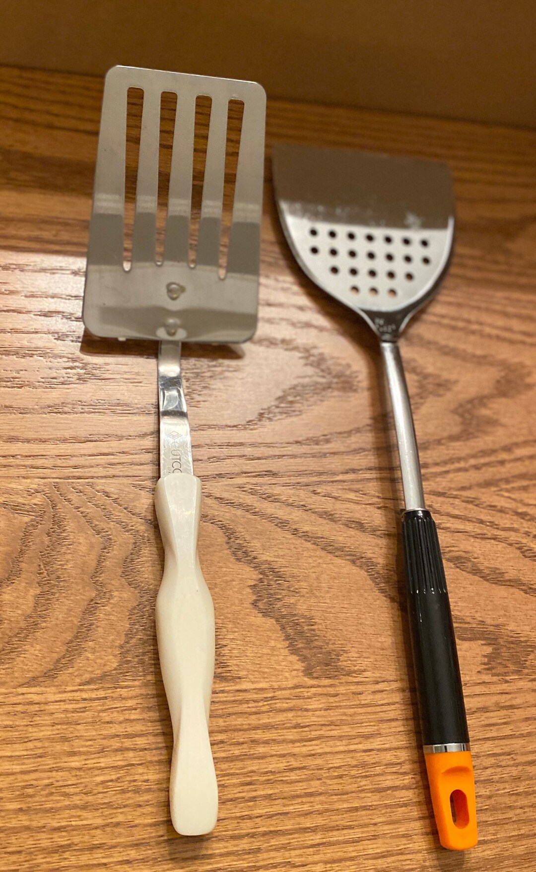 TOP DRAWER SPATULA BlackOrange Ustensiles de cuisine Spatule Etsy France