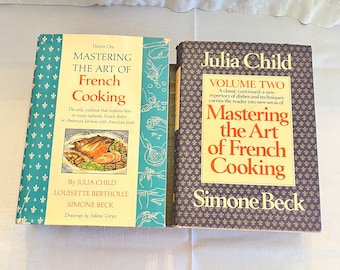 Mastering the Art of French Cooking Vol 1 and 2 by Julia Child, Bertholle, & Beck  -Vol 2 is Stated First Edition