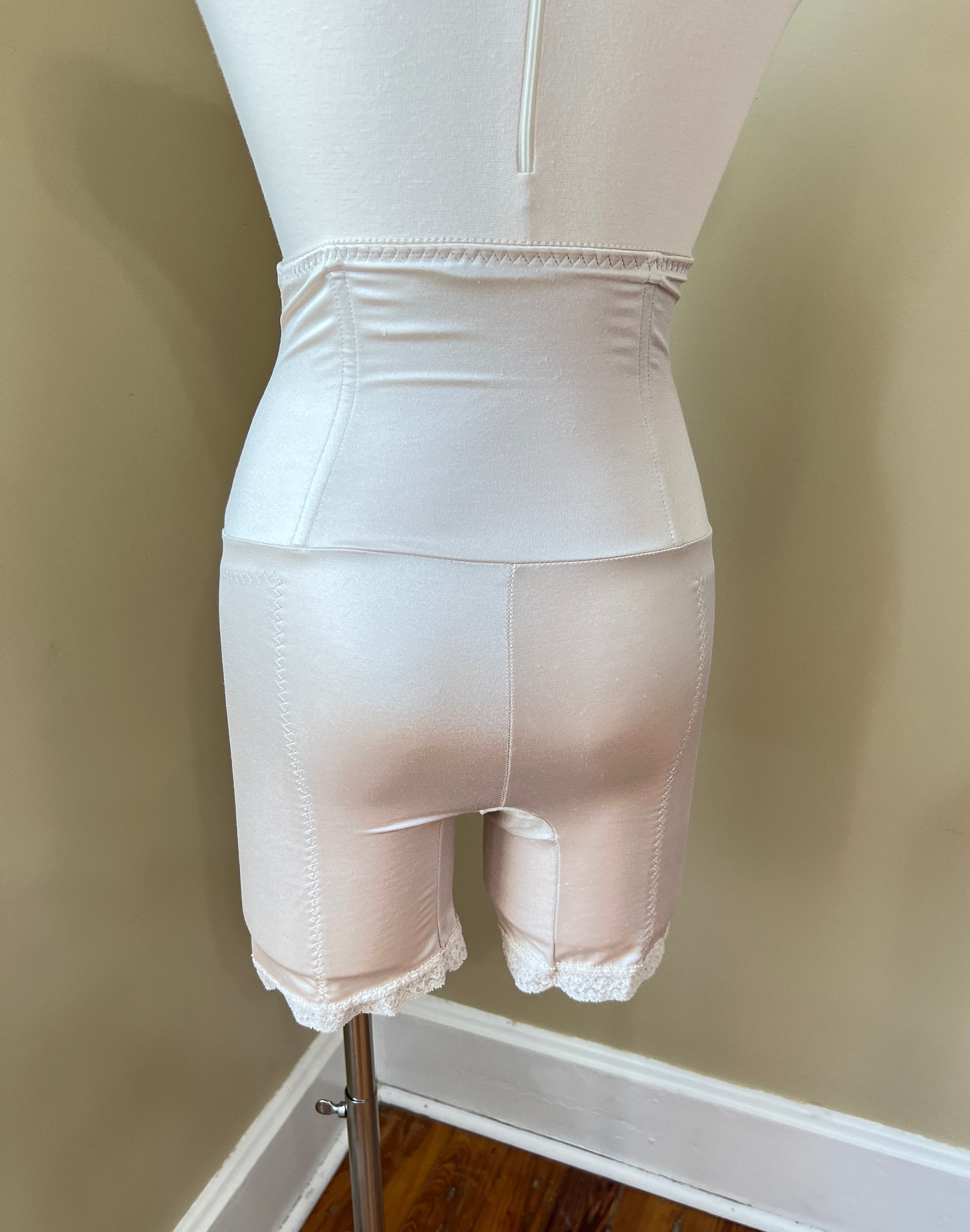 Vintage High Waist Cincher Panty Girdle W Hooks Shaping Corset W Boning -   Ireland