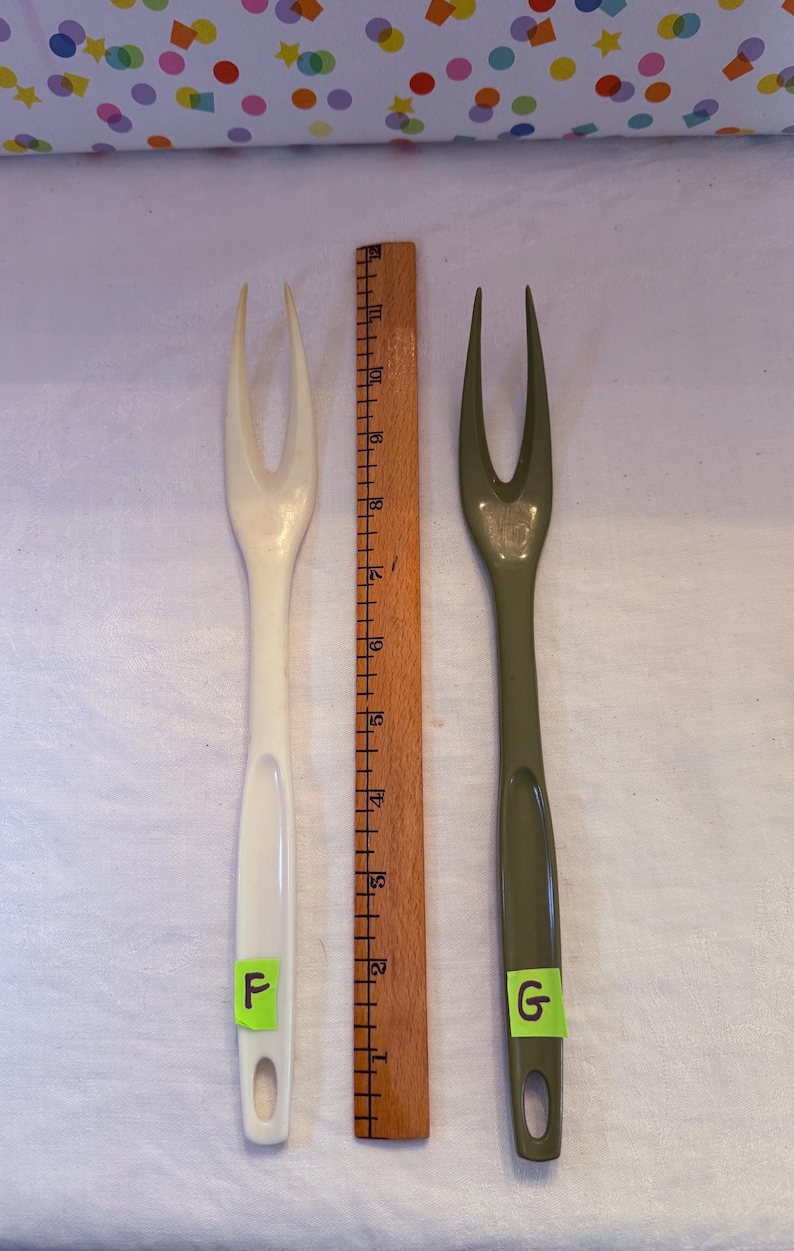 Vintage FOLEY Nylon Kitchen Utensil: Ladle, Spatula, Fork, Server ...