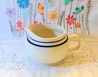 Mariner Blue Gravy Boat Pitcher Elegance II Japan Oven to Table