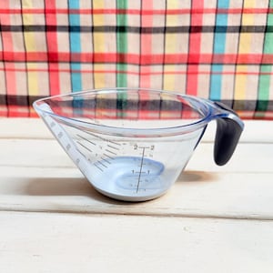 90&#39;s Tupperware Preps Essential Angled Measuring Pitcher 2 Cup/500 ml  no 5444- Ideal for RV, Picnics, Camping Use