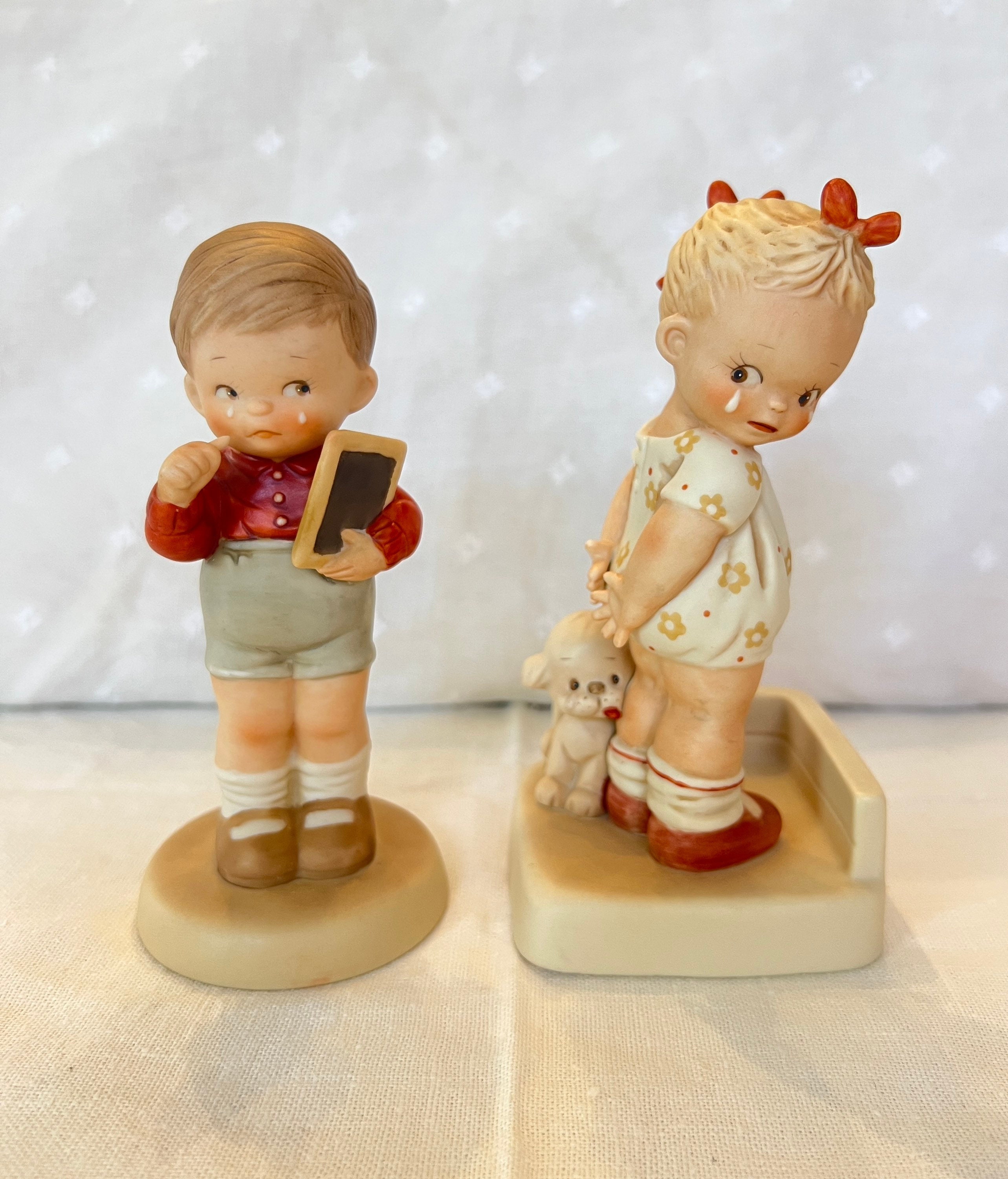 Lucie Attwell Memories of Yesterday Figurines: Vintage Enesco