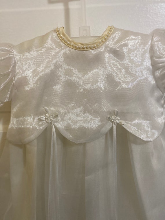 Baby Girl White Christening Dedication Dress/0-6 … - image 2