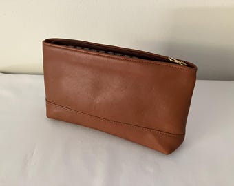 バッグ Vintage Coach Chunky Case makeup Pouch New, Bottle Green Vintage COACH Chunky Case Cosmetic Money Pouch