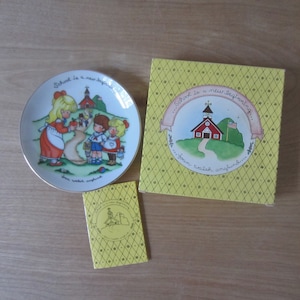 Joan Walsh Anglund collectible plate, School Is A New Beginning, 1986 Avon collectible