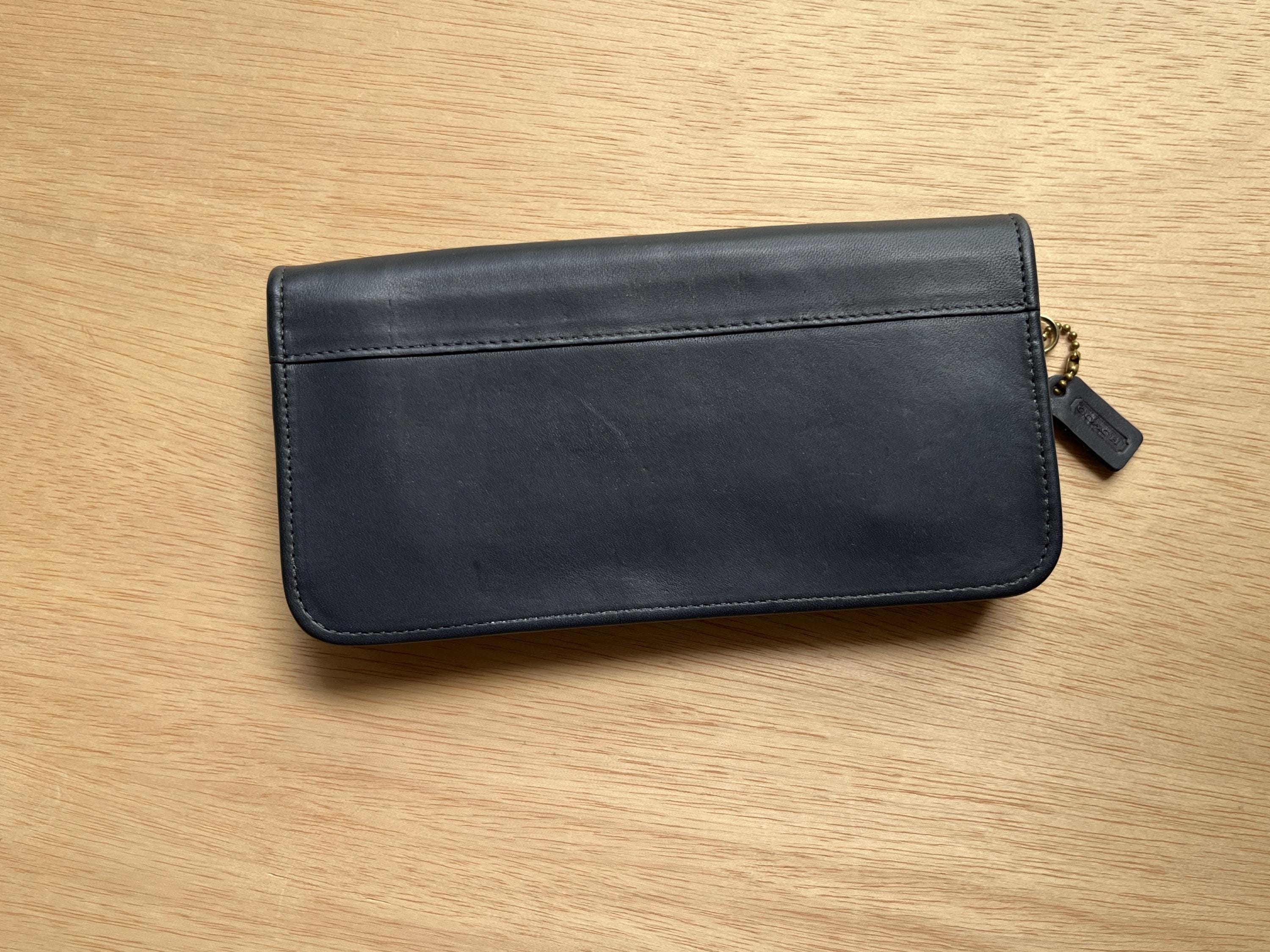 Vintage Coach Zip Around Wallet - Etsy