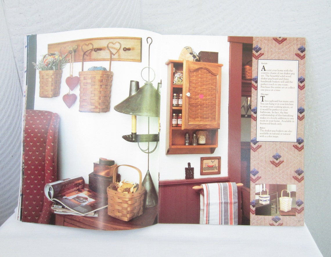 Longaberger Basket Catalogs 1986 1988 Basket photo Catalogs Etsy