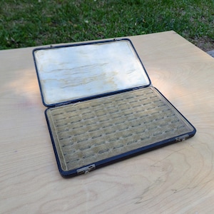 Victorian Ring Storage Case, Antique Multiple Ring Jewelry Box for 72.