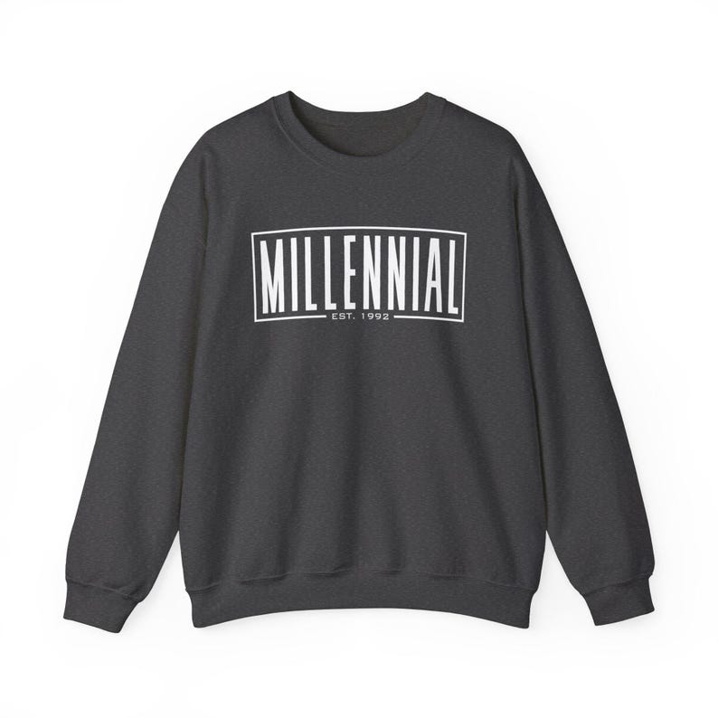 Felpa girocollo unisex Heavy Blend™ personalizzata Millennial Est. immagine 5