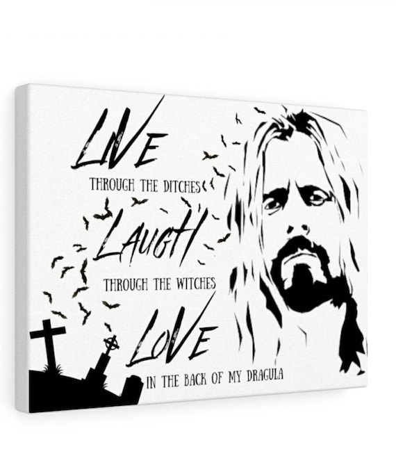 Live Laugh Love Rob Zombie Canvas - Metal, Rock Art - Etsy