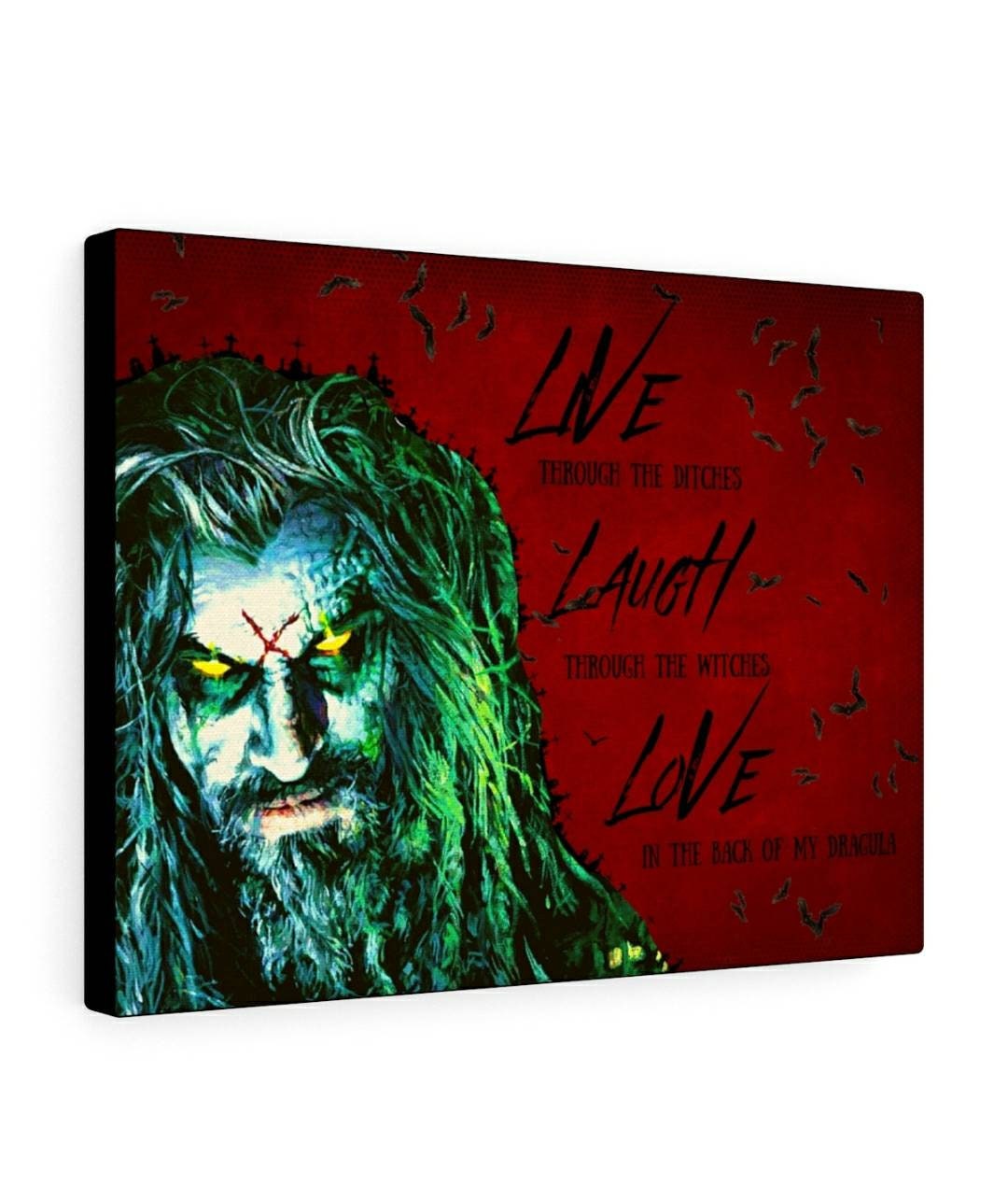lov プリマグラフィ 「RED　DEAD☆くりむぞん　LIVE！！」 Live Laugh Love Rob Zombie Canvas - Metal, Rock Art - Etsy
