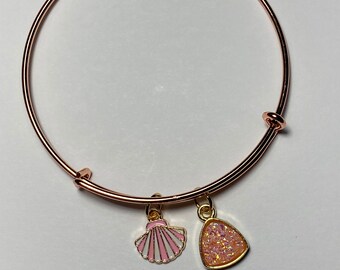 Rose gold Charm Armband