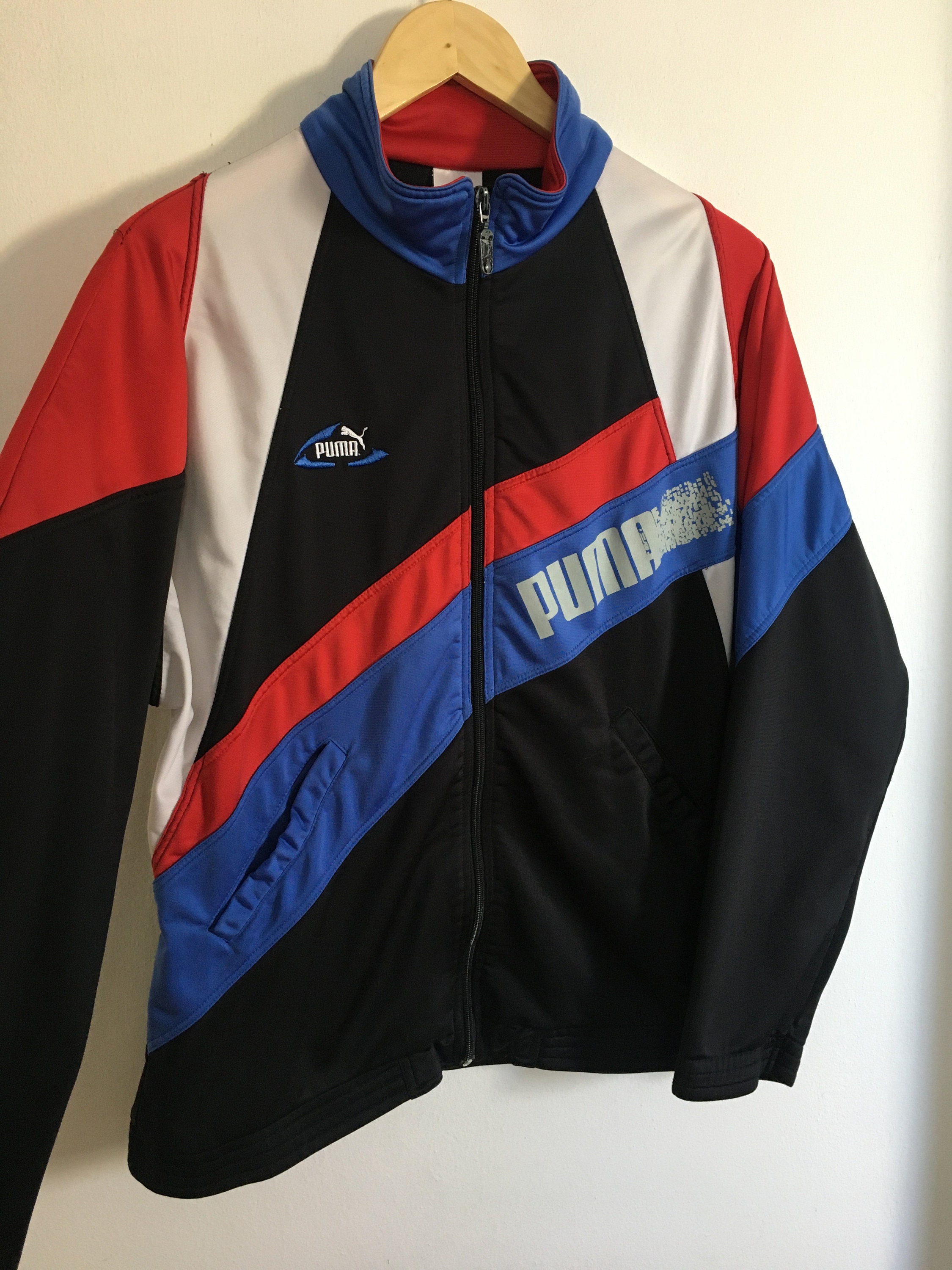 VINTAGE ultra rare PUMA jacket PUMA track jacket retro 90s | Etsy