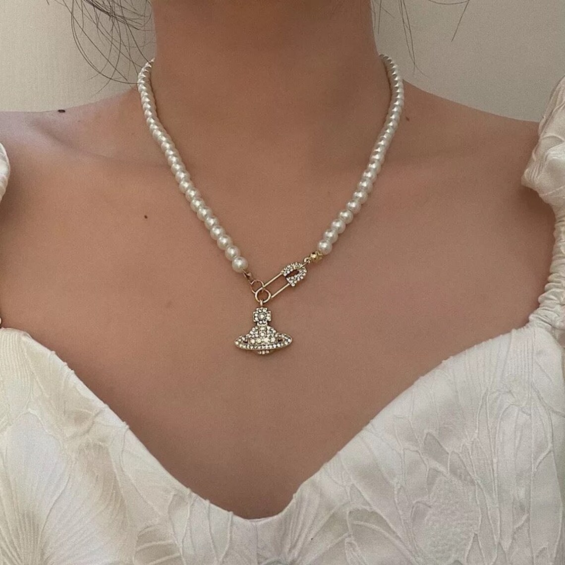 Vivienne Westwood Halskette Silber/Gold Choker Silber Etsy
