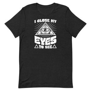 Psychic Vision T Shirt: Intuitive Third Eye Clairvoyant Gift Spiritual Insight Mystic Tarot Reader Tee T shirt Tee T Shirt S to 3XL 4XL 5XL