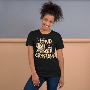 Enviar Cristales Psíquicos, Lecturas de Cartas del Tarot, Adivino, Amante de Cristales, Brujo, Caza de Fantasmas, Camisa de Halloween, Camiseta Gitana