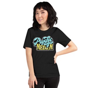 Lecturas de cartas del Tarot Médium Psíquico, Adivina, Bruja, Caza de Fantasmas, Camisa de Halloween, Camiseta Gitana