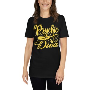Psychic Diva  Intuition Rock Star Celebrity Vibes Psychic Metaphysical Paranormal Fortune Teller T Shirt
