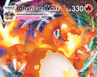 Charizard Vmax Etsy