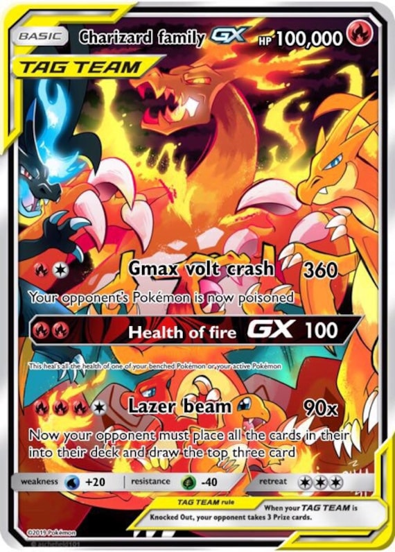 charizard-family-mega-shadow-vmax-custom-one-off-pokemon-card-etsy