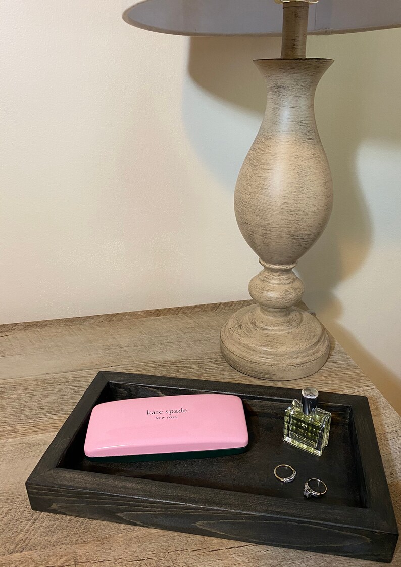 Wood Key Tray Oak Key Tray Wood Entryway Tray Wood Etsy